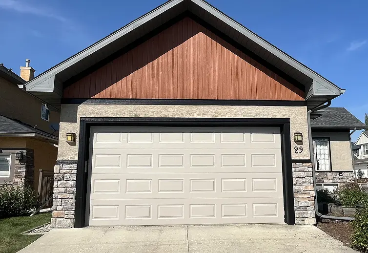 Exterior trim painting Calgary – freshly painted, clean trim after work.