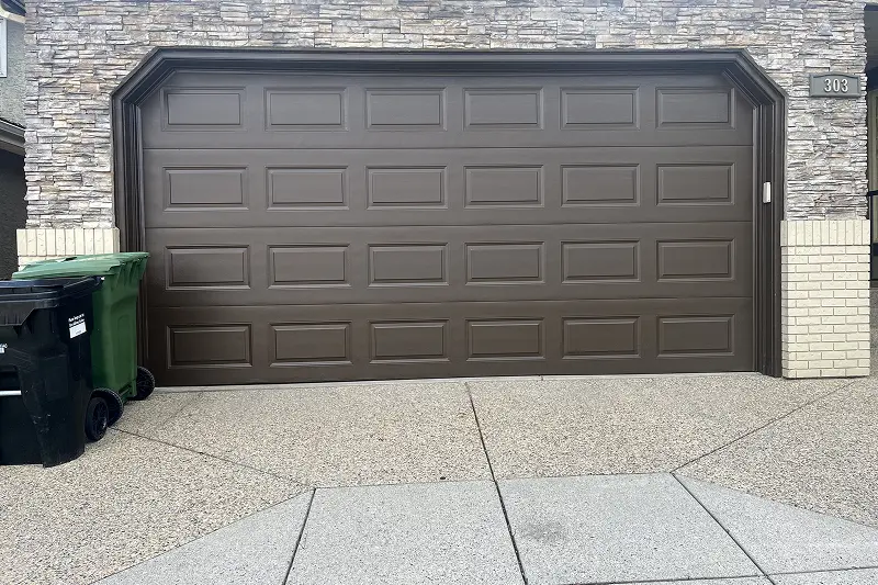Full house exterior repainting in Christie Estates, Calgary, delivering a modern look and superior surface protection