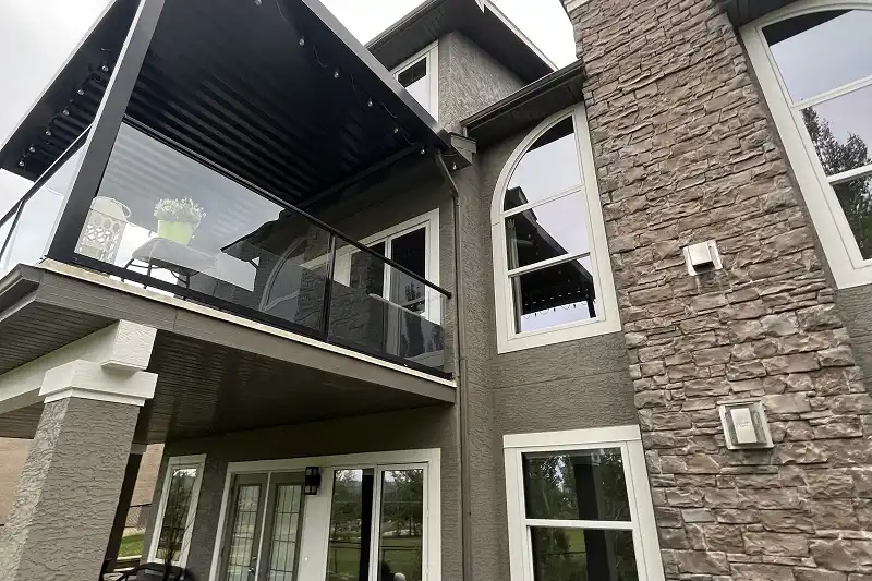 Complete exterior house painting project in Discovery Ridge, Calgary, delivering a clean, modern, and weather-resistant appearance