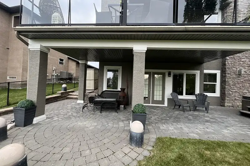 Beautifully restored house exterior through professional painting services in Discovery Ridge, Calgary
